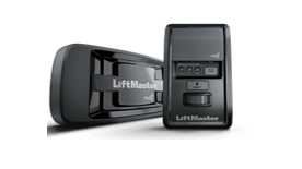 Two pictures of the Garage Door Opener, the unit and switch.