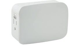 A full-body picture of the Indoor Smart Plug.